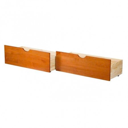HK022 - Oak : Bộ 2 Ngăn Kéo Có Bánh Xe, Đặt Dưới Gầm Giường